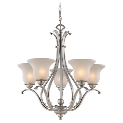 Macalla 5-Light Dimmable Tiered Chandelier