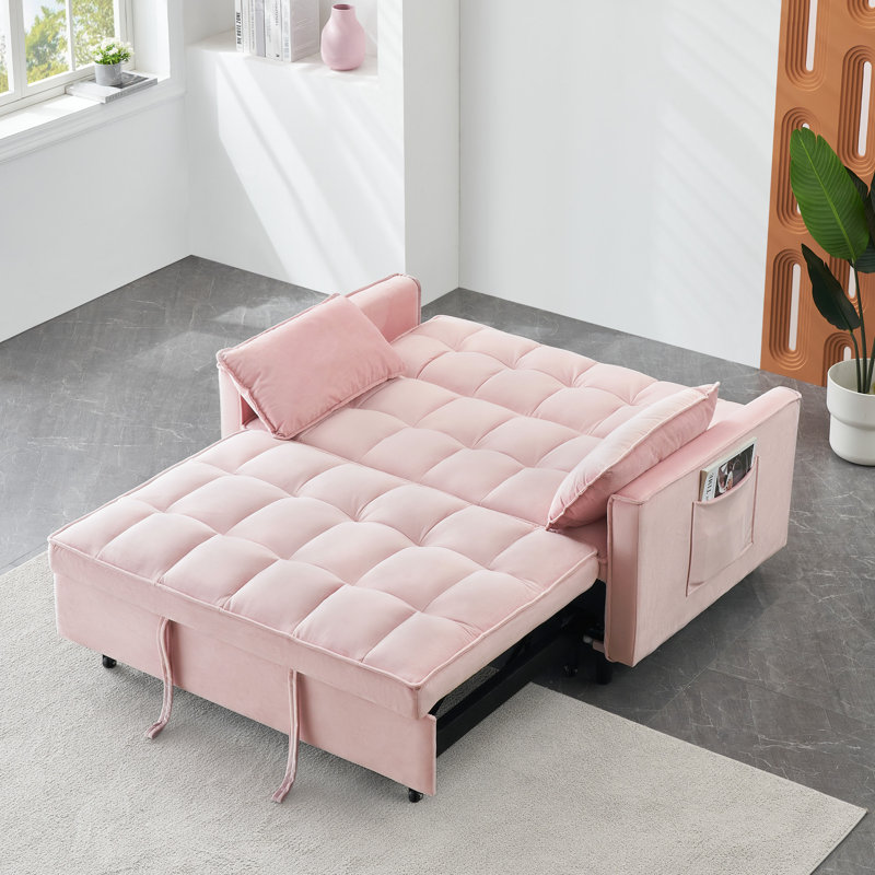 Lit réglable à l'arrière en rose - Convient à tout décor de style moderne.