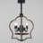 Montara 15" French Country Wood Reversible Ceiling Fan with 4 Lights and Remote, 3 Speeds Ceiling Fan