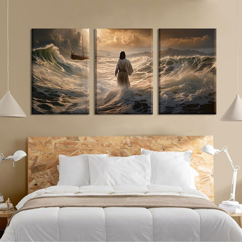 3 Piece Wrapped Canvas Print, 40 cm H x 30 cm W