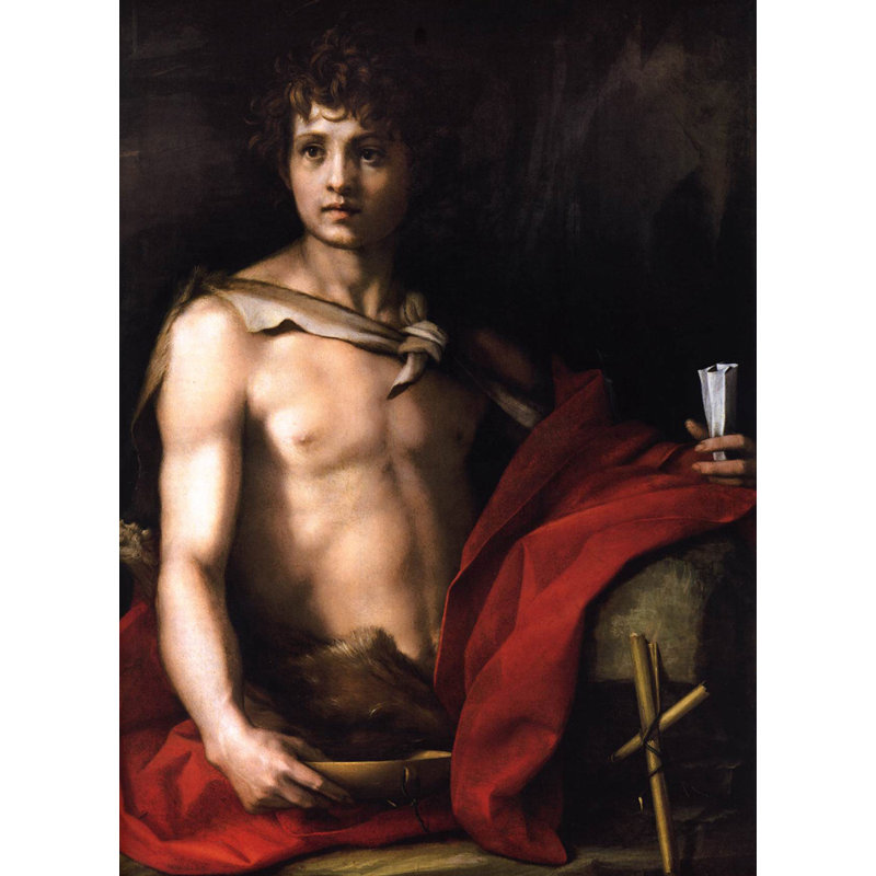 St. John the Baptist, H 18 po x l 13 po