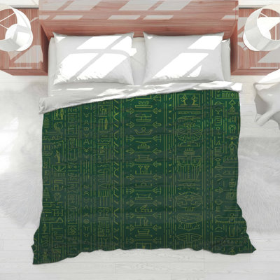 Hieroglyphics Art Pattern Comforter