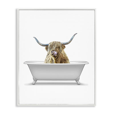 Giclée traditionnelle de Longhorn in Bath par Annalisa Latella