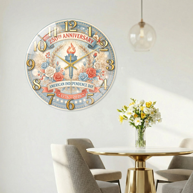 "American Independence USA 250th Anniversary Merchandise", 40 x 40 cm (15,7 x 15,7 pouces)