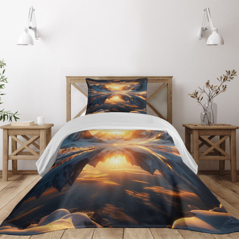 Polyester Coverlet, Twin Coverlet + 1 Standard Shams
