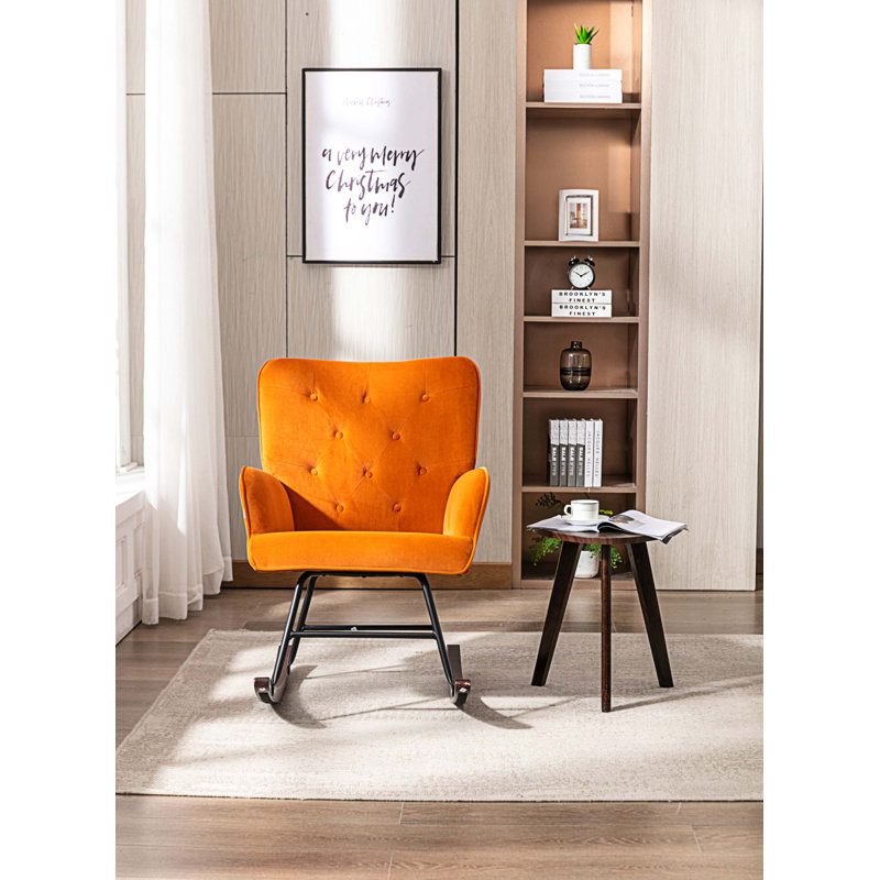 Chaise berçante Griffen, Orange