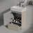 20.1 " W Freestanding Standard Free Standing Single Double Single Vanity Bathroom Vanity With Ceramic Top-806078575