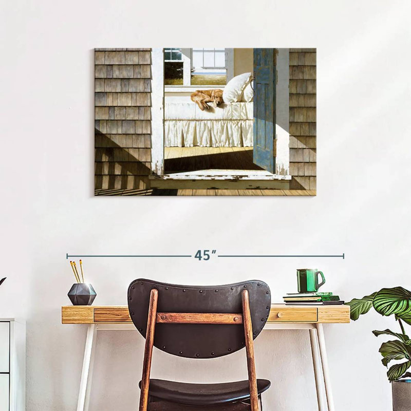 Lilie Beach House Dog, 24" H x 36" W