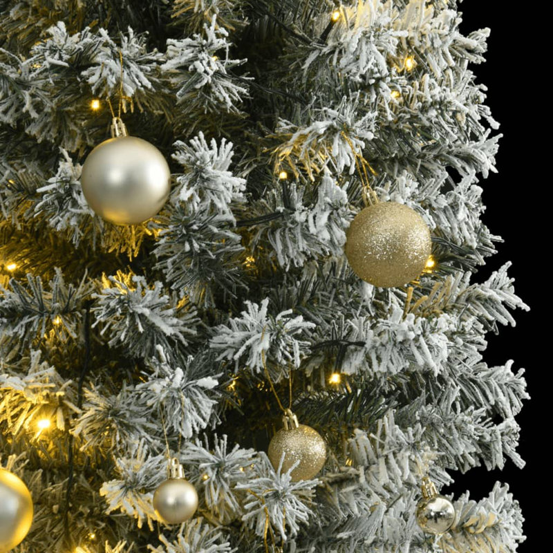 Lighted Artificial Christmas Tree - Stand Included, 8.9' H