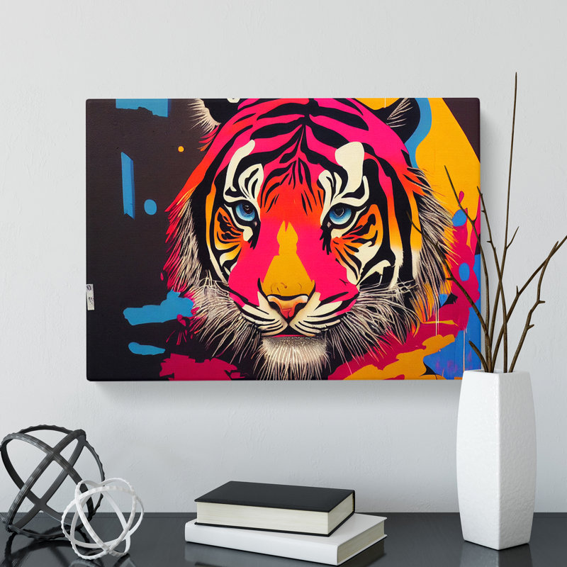Tiger Vol.2 - Wrapped Canvas Print, 50cm H x 76cm W x 3cm D