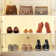 Six-Door Three-Drawer Closet System With Light