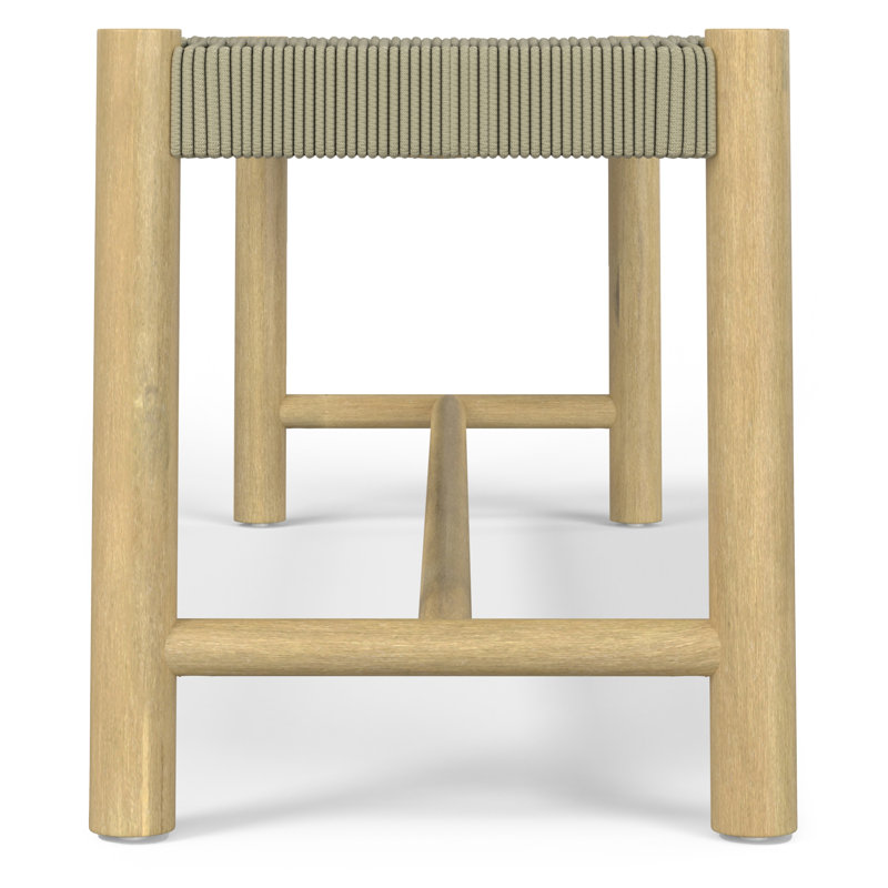 Dahlia 46" Natural Teak Outdoor Indoor Bench