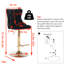 Tabouret pivotant à hauteur réglable Hukam-273615978-273615982