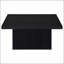 Ensemble de tables basses modernes 2 pièces en noir mat, parfait pour un décor de salon élégant et fonctionnel