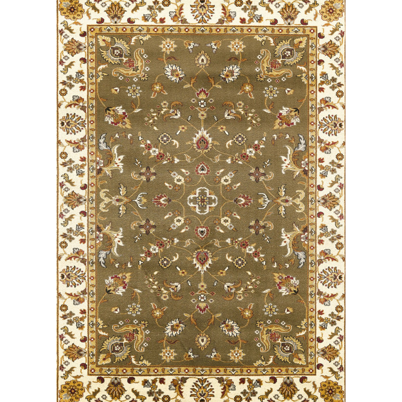 10 pi. 6 po Tapis en polypropylène X 14 au look traditionnel et intemporel