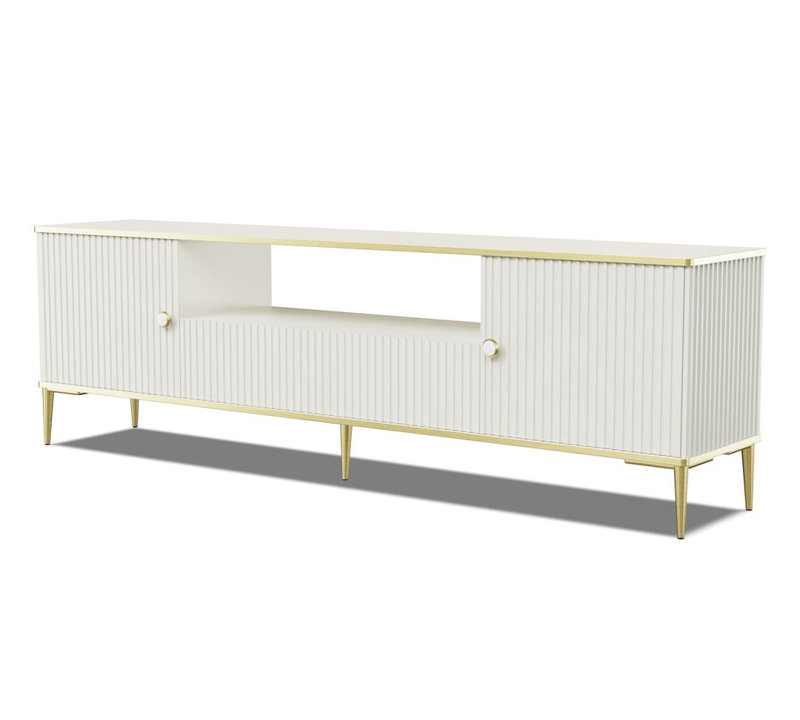 Heathfield Unfinished TV Stand for TVs up to 70", Cashmere