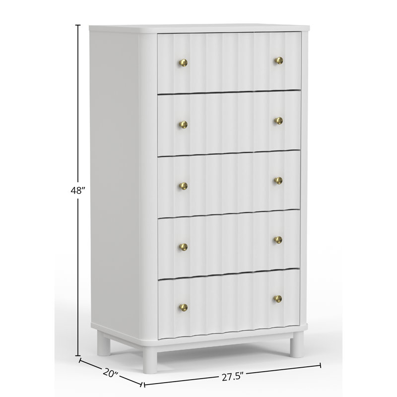 Commode 5 tiroirs Clemency