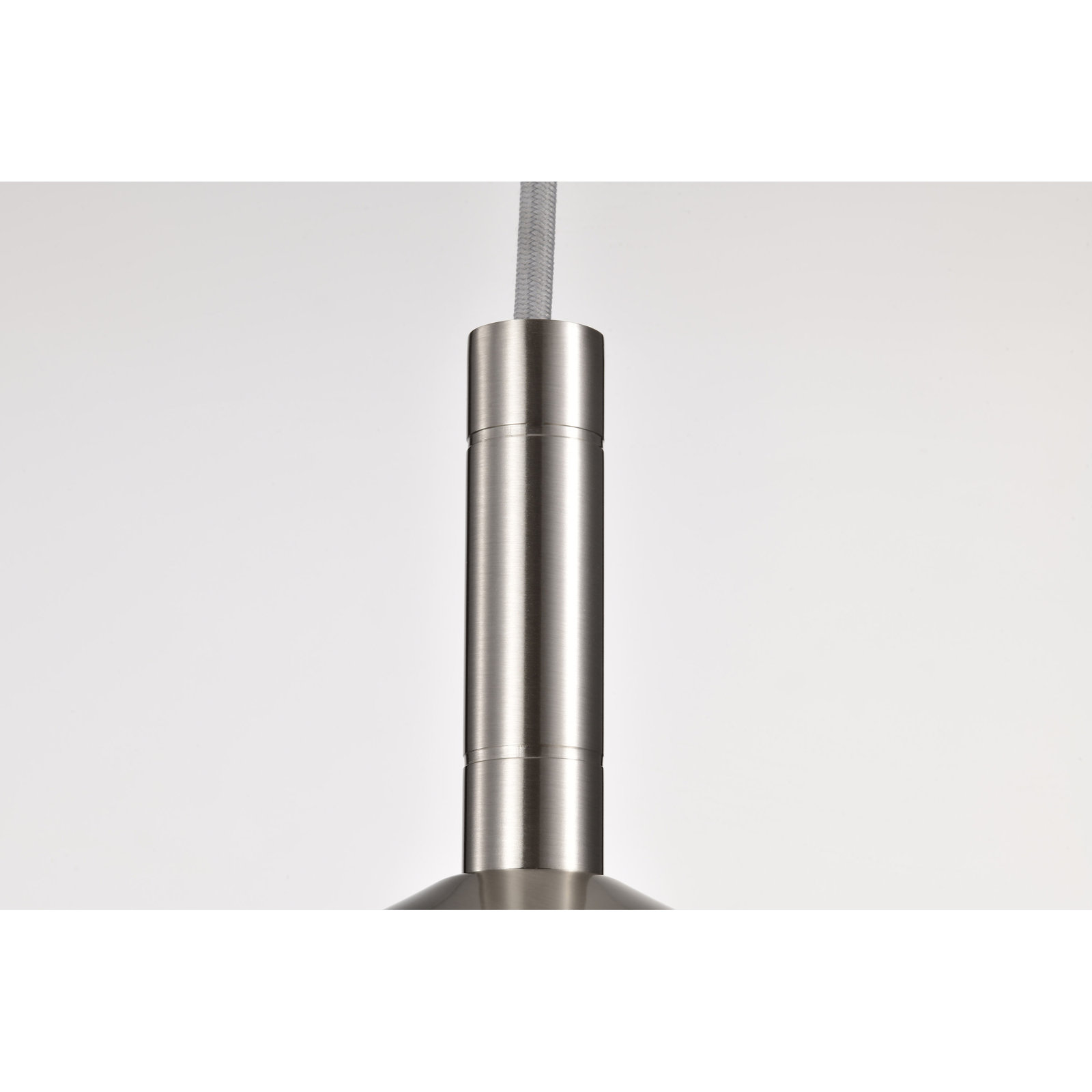 Vicente - LED Pendant - 3K/4K/5K CCT Selectable, 151" H x 9.88" W x 9.88" D, Brushed Nickel
