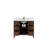 42'' Single Bathroom Vanity with Marble Top
