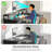 Reversible L Shaped Gaming Desk with Drawer, LED Lights & Power Outlets, Corner Computer Desk with Shelves & Monitor Stand-256461489-256461491