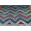 Tapis turc moderne en laine à chevrons 10 x 14