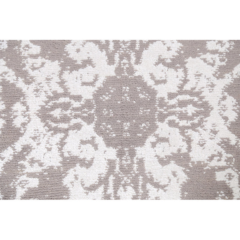 Tapis oriental en laine fait à la main 6 x 8 po