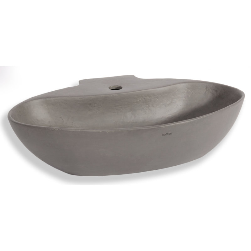 Hispania Home New Malaga 16.06 " Ceramic Oval Bathroom Sink