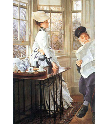 " The Messages Read " by James Tissot
