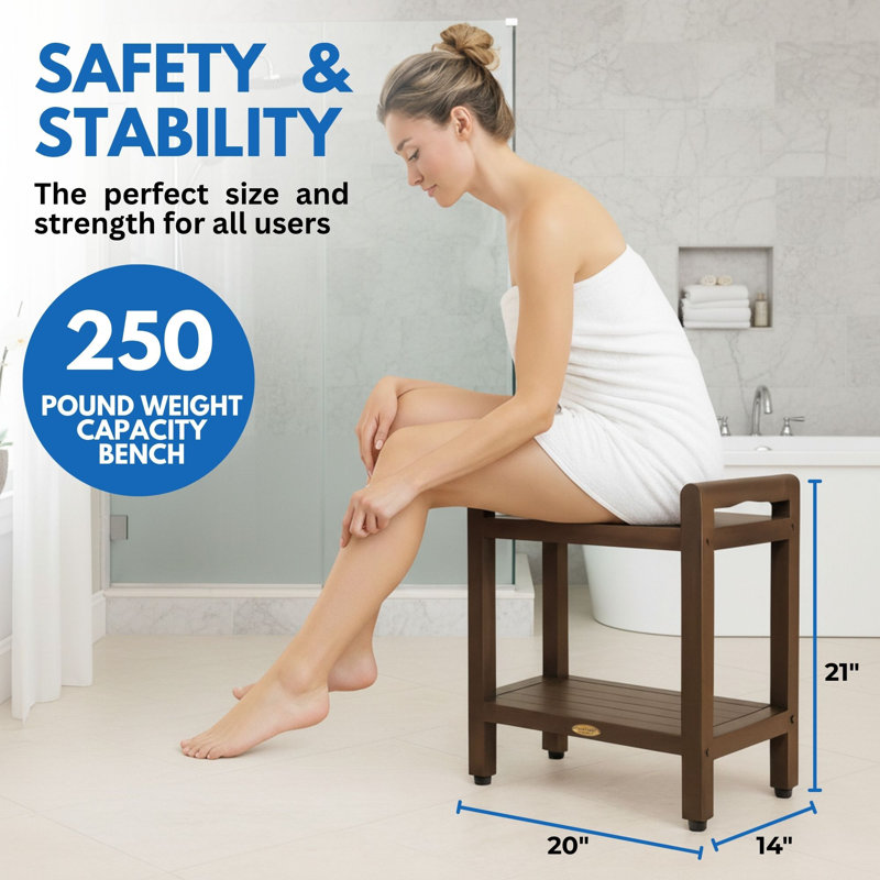 DecoTeak Outdoors Solid Wood Side Table