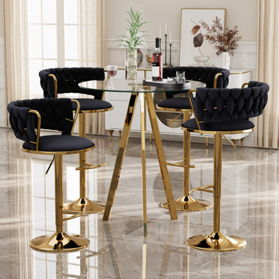 Ensemble de table de bar et tabouret 3/5 pièces Modern Luxury