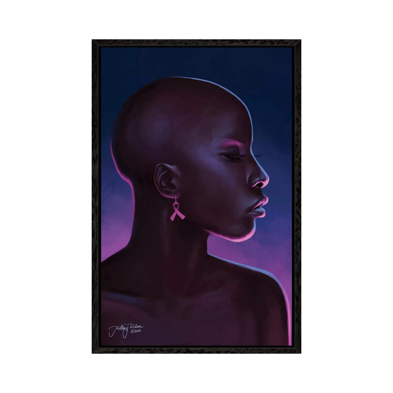 Fight 1 Piece Wall Art on Canvas, 66.04 cm H x 45.72 cm W, Black Framed