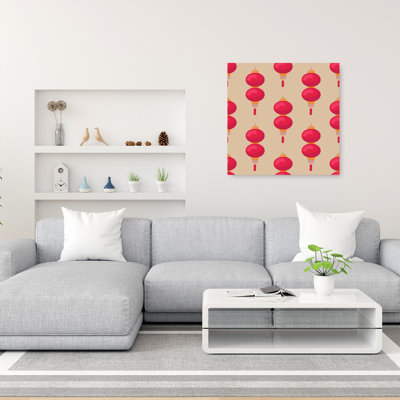 Traditional Red Lanterns Traditional Wall Art