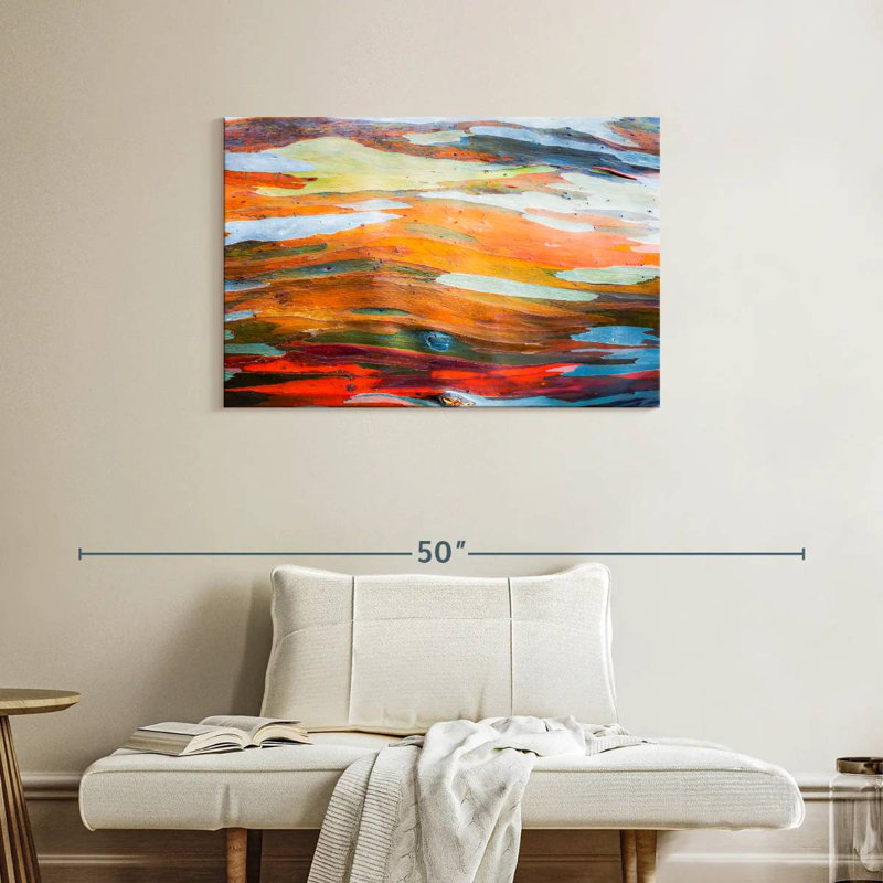 Avery Abstract Eucalyptus Tree Bark, 24'' H x 36'' W