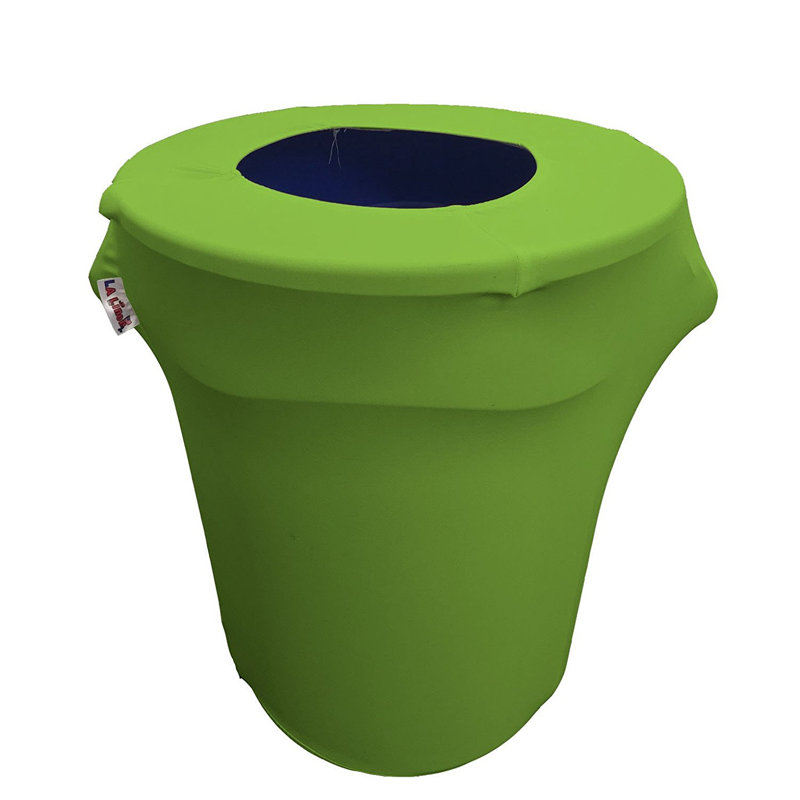 Housse pour poubelle extensible en élasthanne, Lime