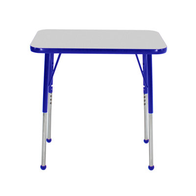 Rectangle T-Mold Adjustable Height Activity Table