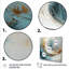 «Gold and Grey Paint Spiral Whispers II», art mural abstrait en spirale-1648218952-1877422921
