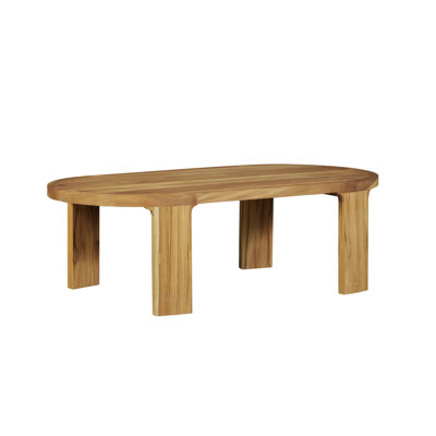 Eclipse Outdoor Solid Teak Wood Natural Look Coffee Table