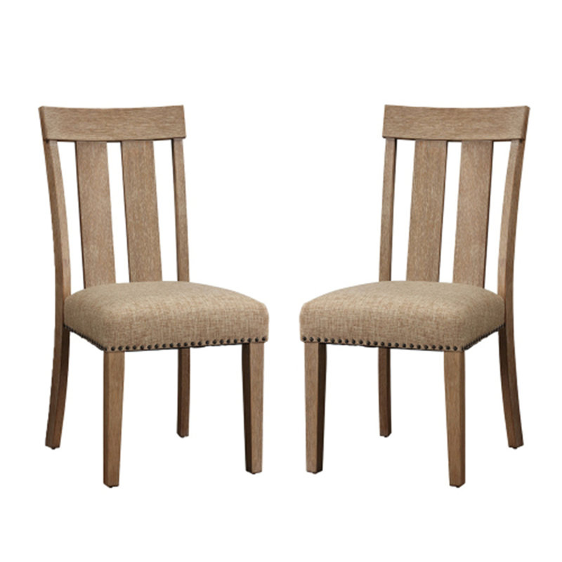 Chaises de salle à manger rembourrées en tissu