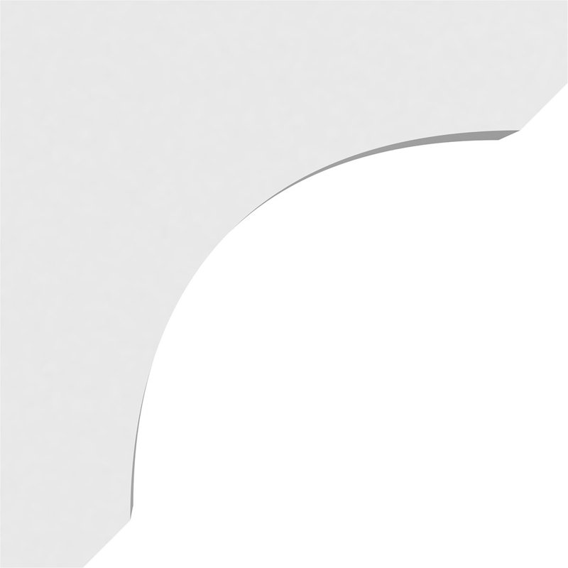 Corbeau standard en PVC de qualité architecturale standard, H 10 po x l 3 po x P 10 po