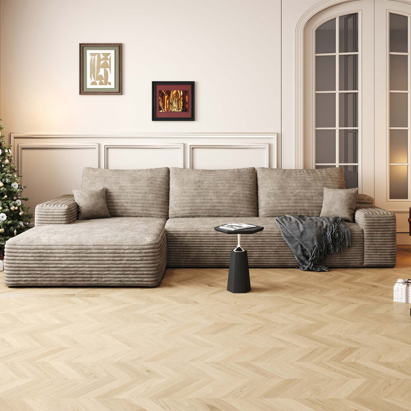 Cloud Modular Sectional Sofa with No-Assembly Design