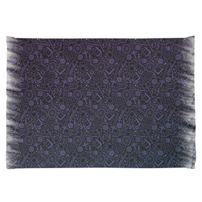Tapis rpg black/blue area lines Mcguigan
