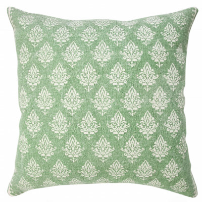 20" X 20" White And Black 100% Cotton Geometric Zippered Pillow