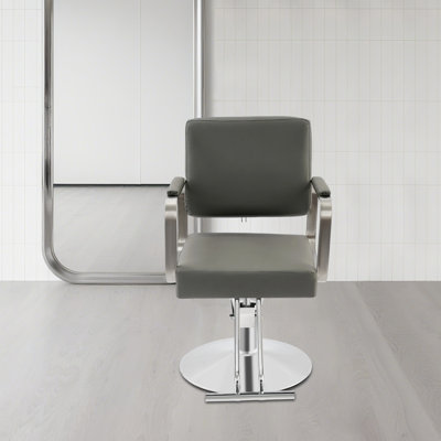 360° Rotating Adjustable Hair Salon Barber Chair by Latitude Run