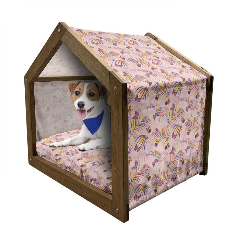 Niche pour chien en bois, H 22,44 po x l 23,62 po x P 17,72 po
