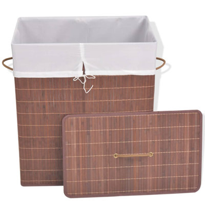 Panier à linge en bambou