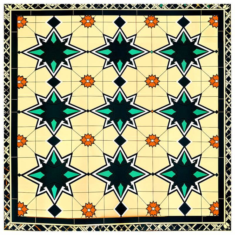 Housses de couette à motif géométrique étoile, Grand lit