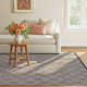 Squares Handmade Navy Indoor/Outdoor Rug