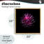 Cadre flottant contemporain foncé Dahlia, design par Brian Carson-1167959343-1167959764