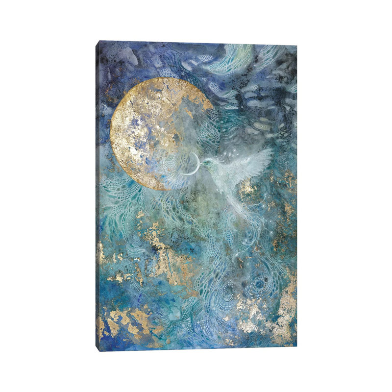 Slivers Of The Moon I by Stephanie Law - Wrapped Canvas Painting, 101.6 cm H x 66.04 cm W x 3.175 cm D
