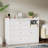 45.3'' Dresser for Bedroom with 4 Storage Drawers, Small Dresser Chest, Dresser for Closet with Wood Top, White
